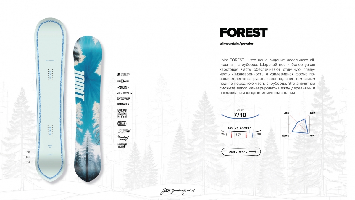 Joint Snowboards Forest FW25/26: all-mountain с душой фрирайда #2